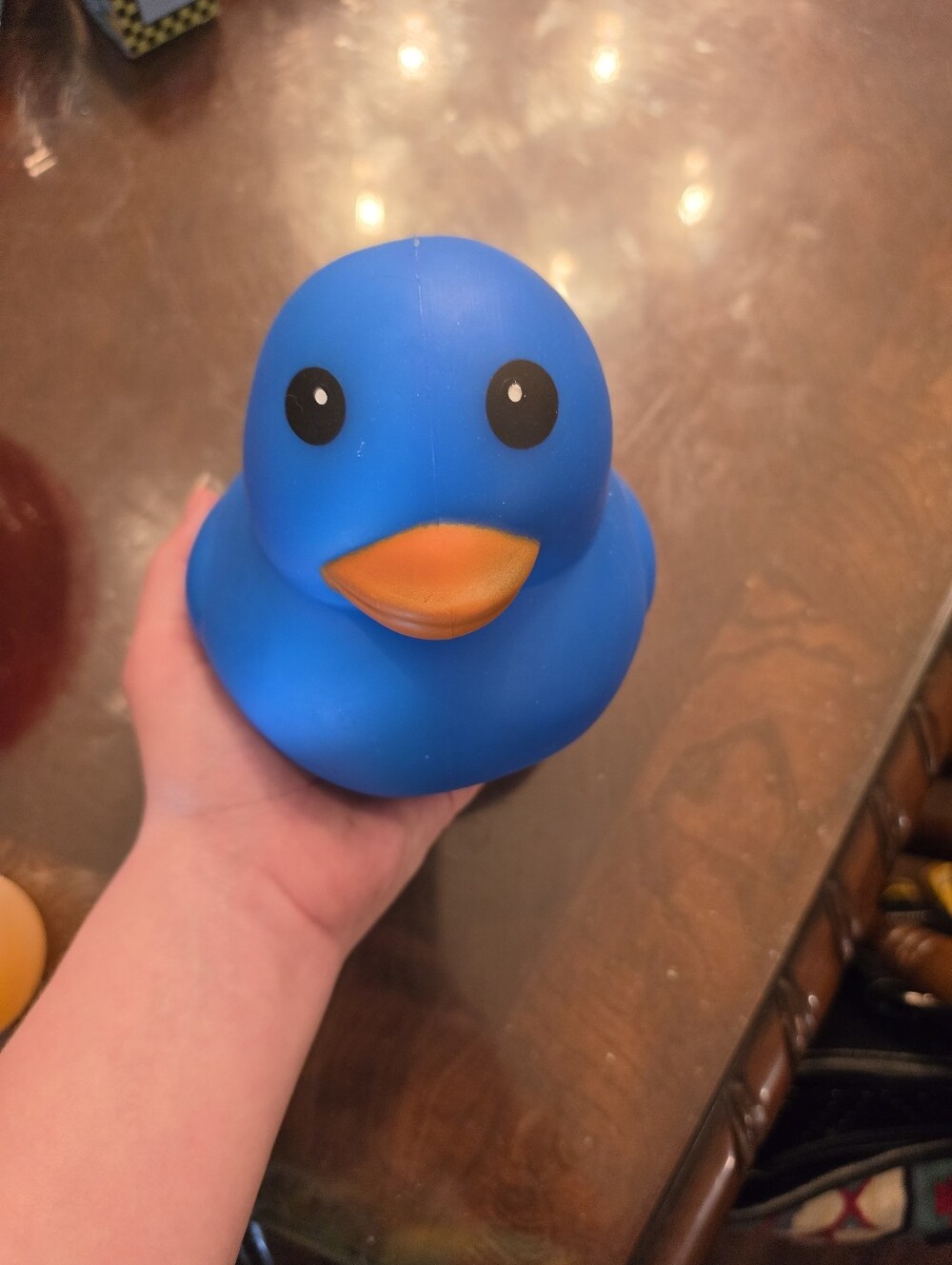 Toymendous Laffy Quacks Jumbo Squishy Duck - Blue